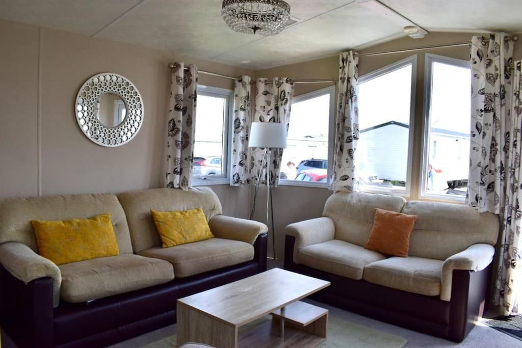 Cosy & Modern Private Seaview Caravan North Seaton Zewnętrze zdjęcie
